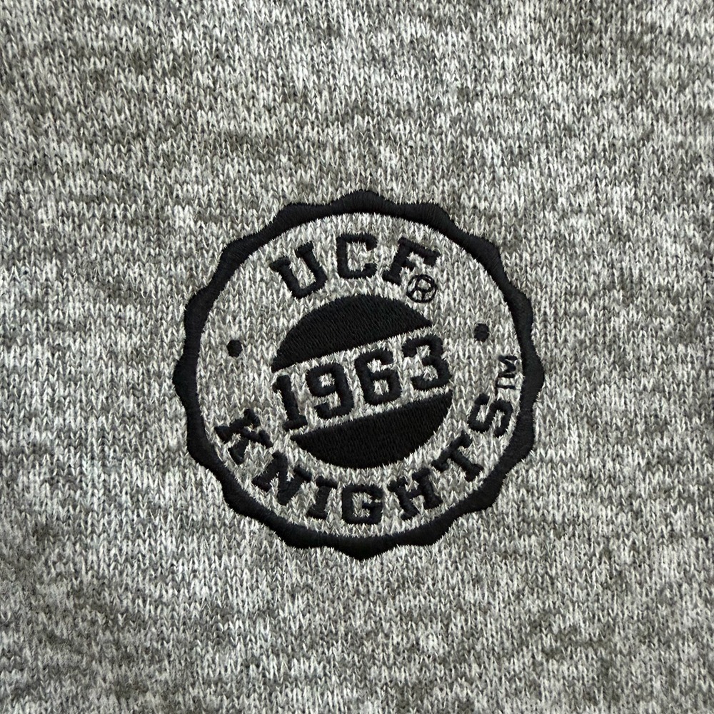 League Collegiate Wear NWT Saranac Full Zip Vest S Gray UCF Knights Athleisure - Picture 3 of 11